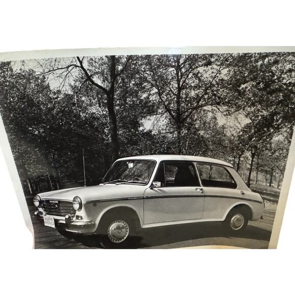 VTG 1969 Austin America Promo Photo Ad Copy British Leyland Dealership Ephemera - Picture 2 of 7